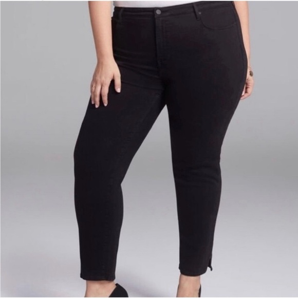 NYDJ Skinny Jeans in Mint Green Size 18W - Picture 2 of 7